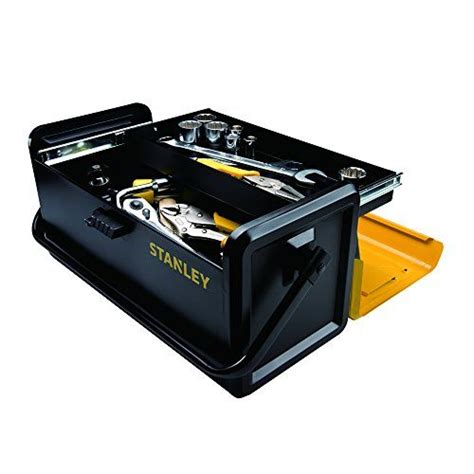 stanley stst19501 auto slide drawer metal tool box|STANLEY 19 In Toolbox With Drawer : STST19501 .